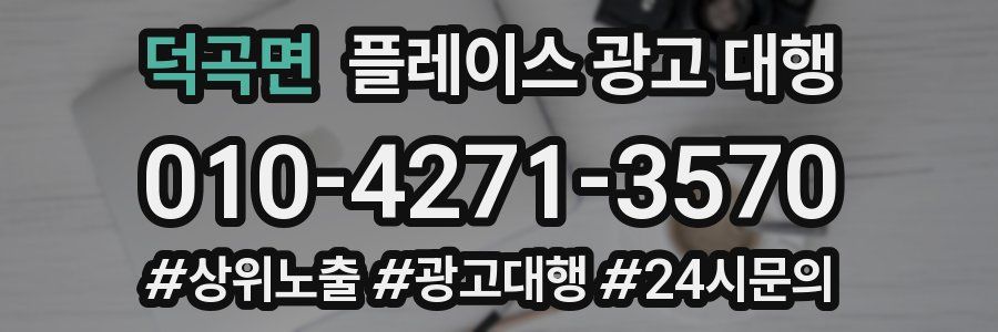 덕곡면 플레이스 광고 대행