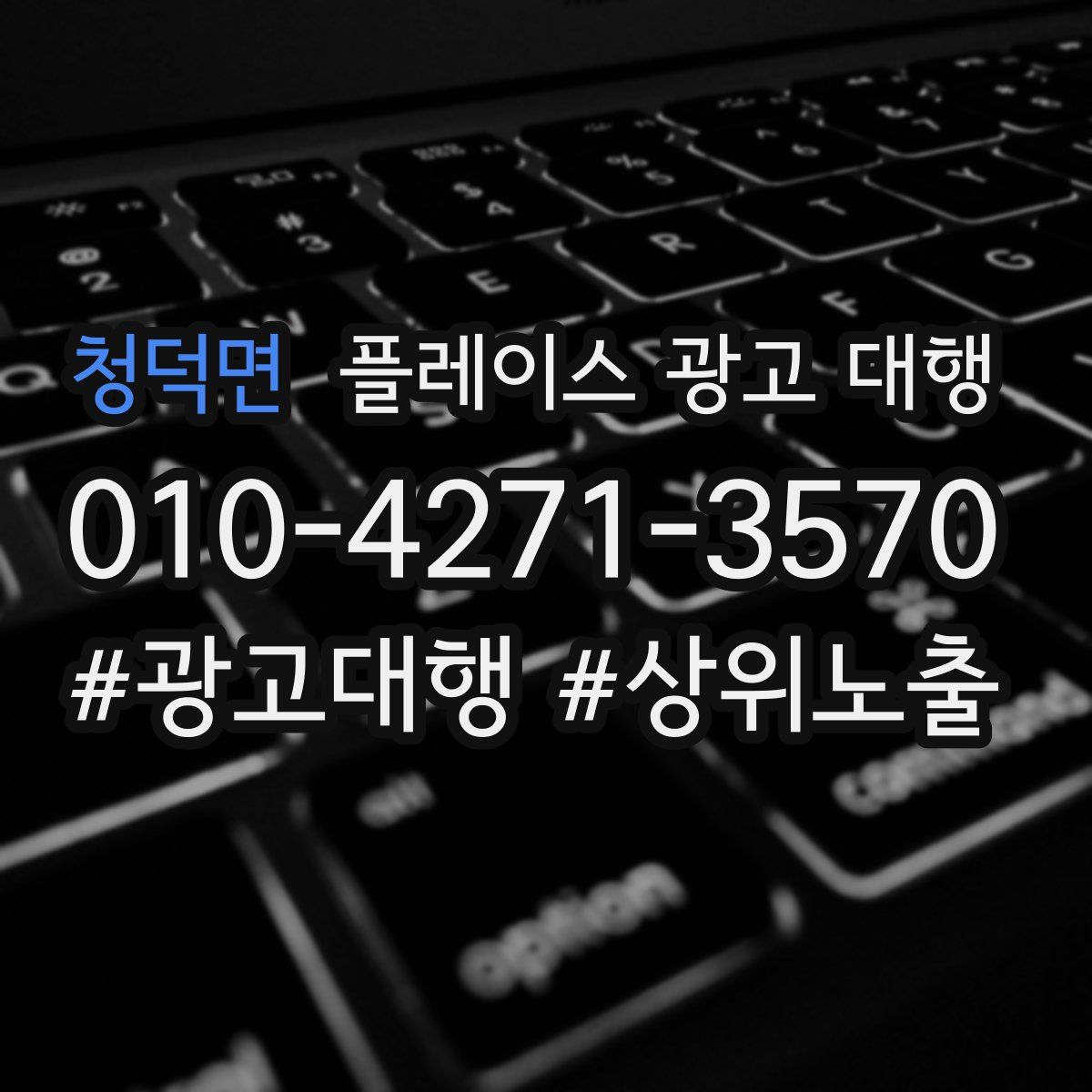 청덕면 플레이스 광고 대행