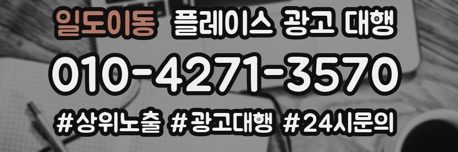 일도이동 플레이스 광고 대행
