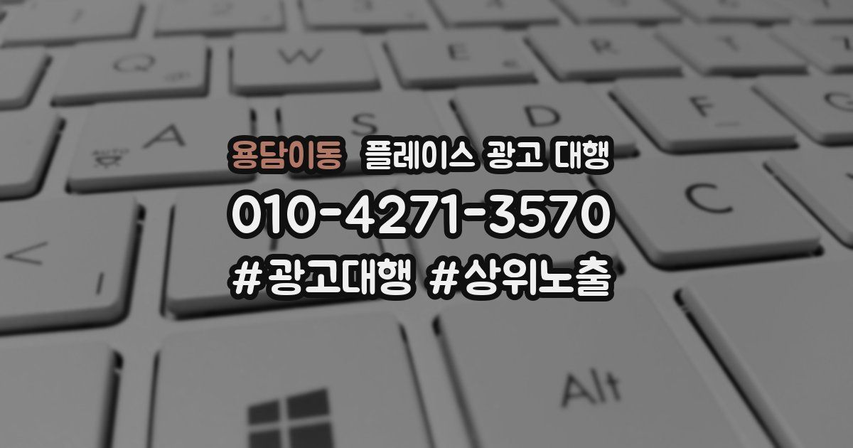 용담이동 플레이스 광고 대행