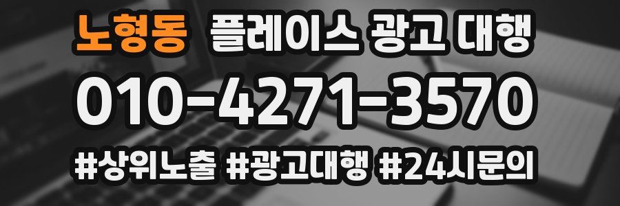 노형동 플레이스 광고 대행