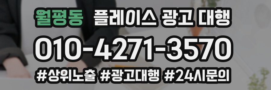 월평동 플레이스 광고 대행