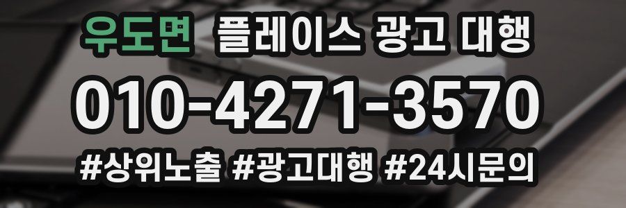 우도면 플레이스 광고 대행