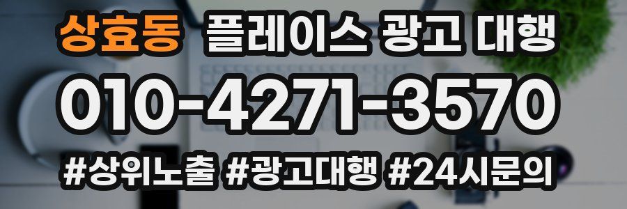 상효동 플레이스 광고 대행