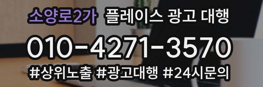 소양로2가 플레이스 광고 대행