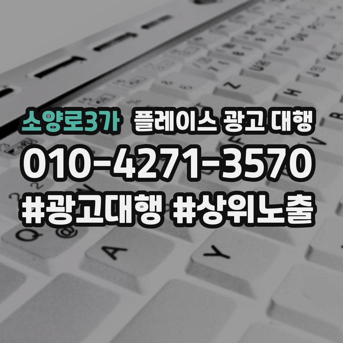 소양로3가 플레이스 광고 대행