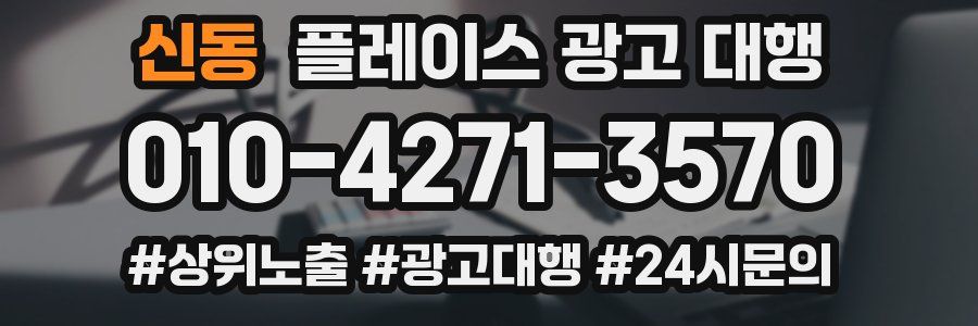 신동 플레이스 광고 대행