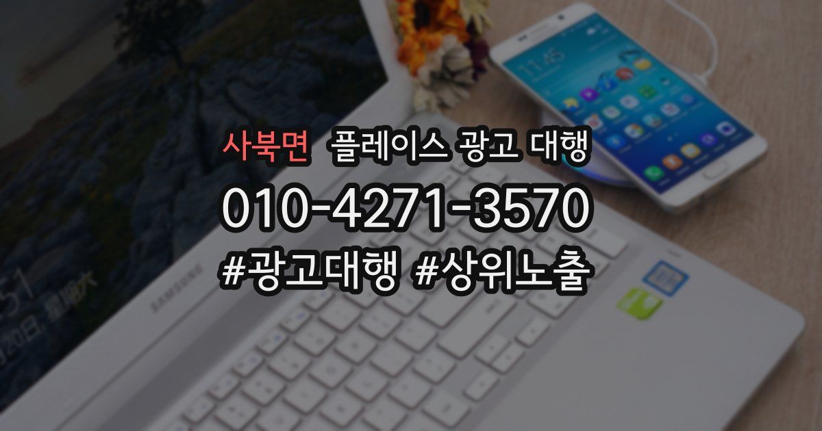 사북면 플레이스 광고 대행