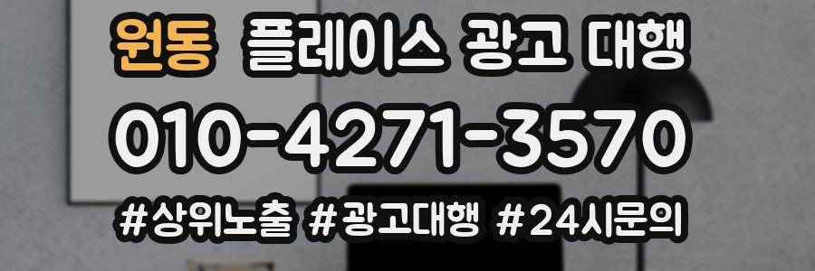 원동 플레이스 광고 대행
