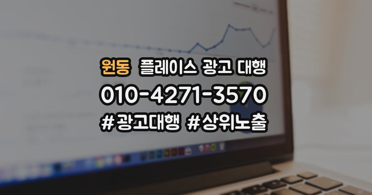 원동 플레이스 광고 대행