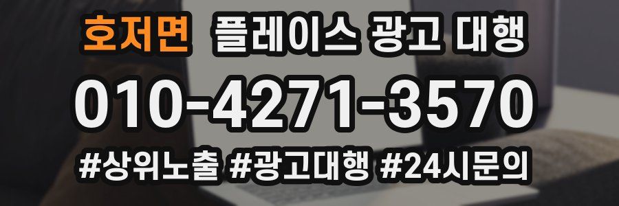 호저면 플레이스 광고 대행