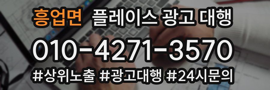 흥업면 플레이스 광고 대행