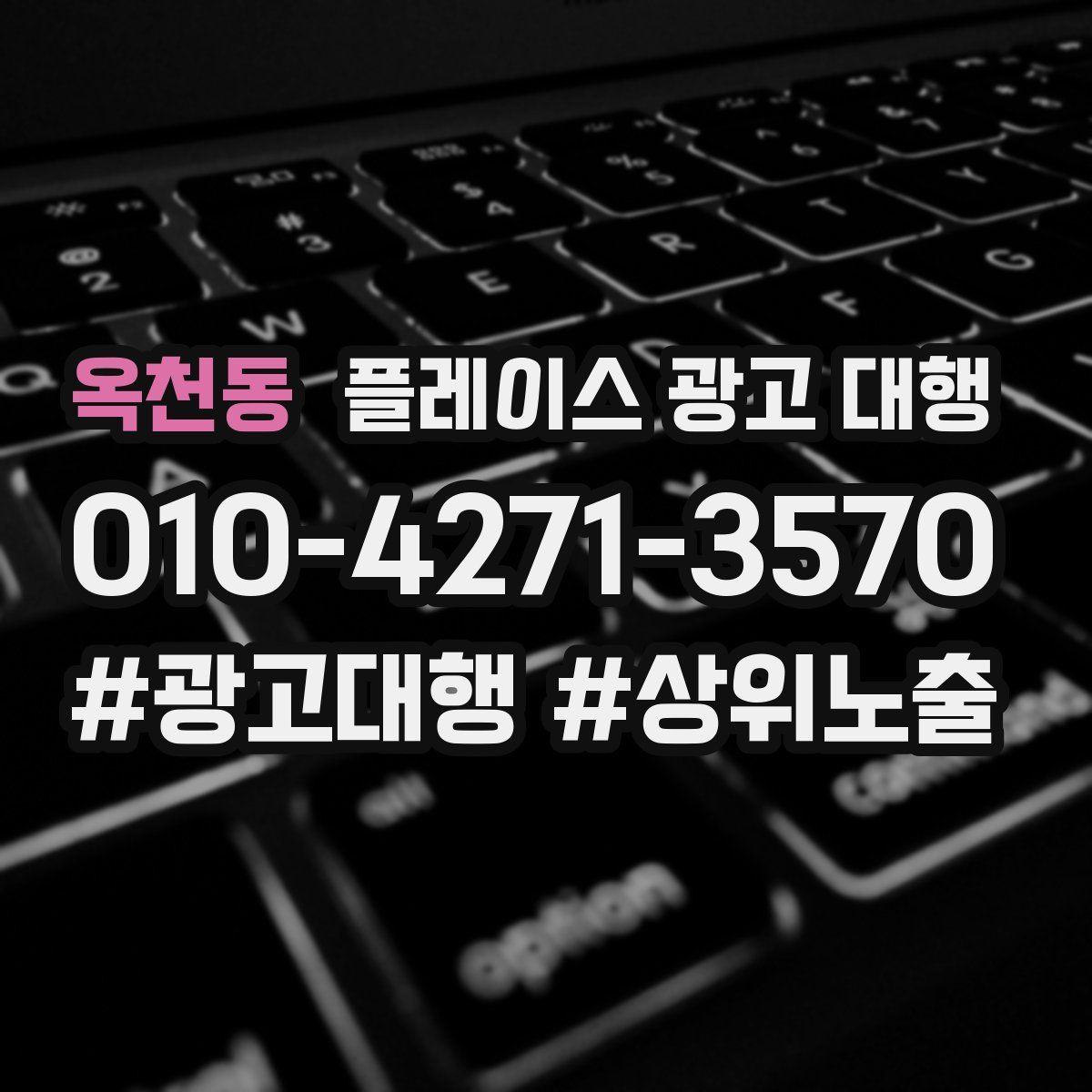 옥천동 플레이스 광고 대행