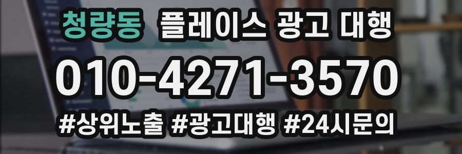 청량동 플레이스 광고 대행