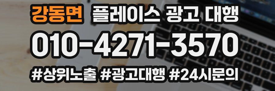 강동면 플레이스 광고 대행