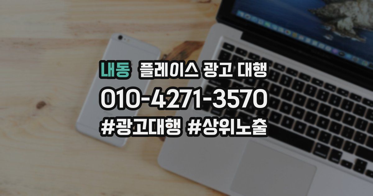 내동 플레이스 광고 대행