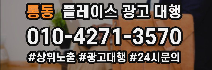 통동 플레이스 광고 대행