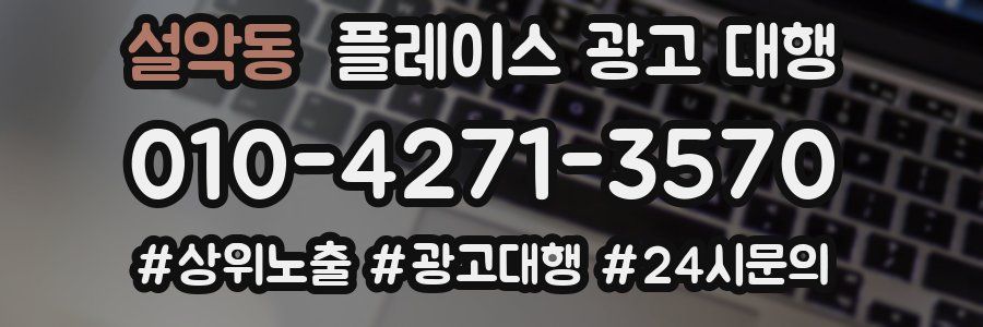 설악동 플레이스 광고 대행