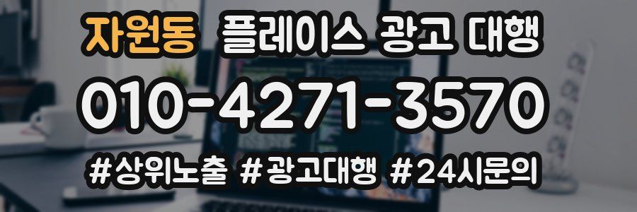 자원동 플레이스 광고 대행