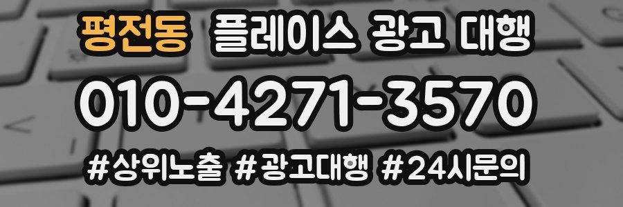 평전동 플레이스 광고 대행