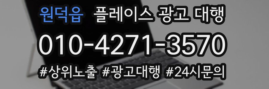 원덕읍 플레이스 광고 대행