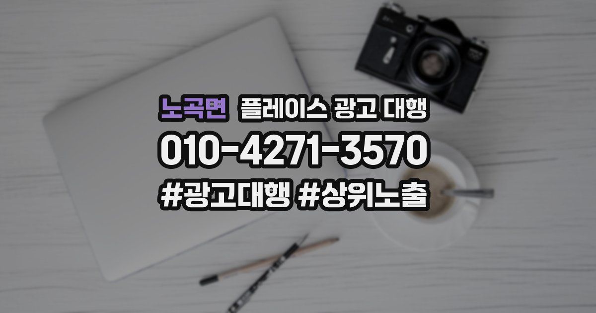 노곡면 플레이스 광고 대행