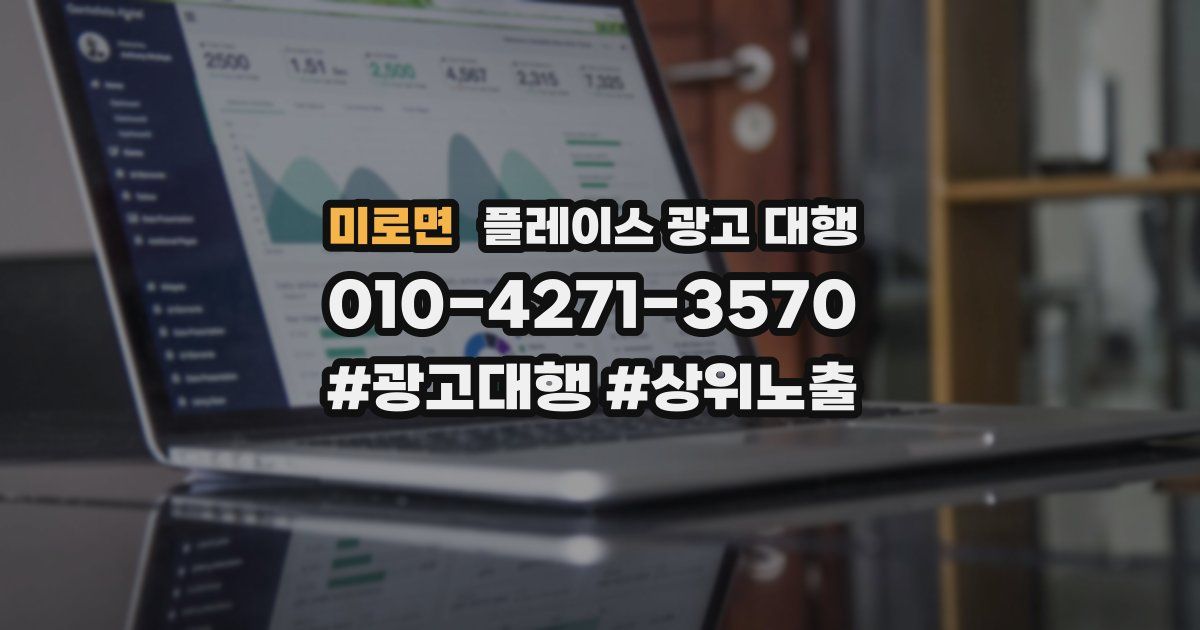 미로면 플레이스 광고 대행