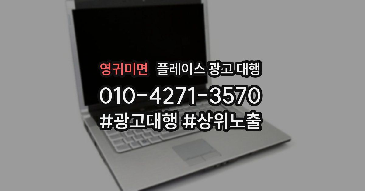영귀미면 플레이스 광고 대행
