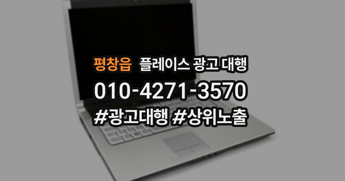 평창읍 플레이스 광고 대행