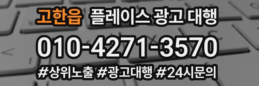고한읍 플레이스 광고 대행