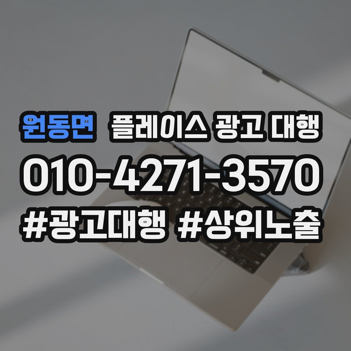원동면 플레이스 광고 대행