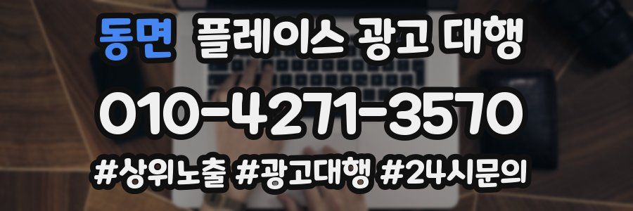 동면 플레이스 광고 대행