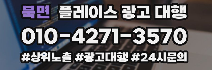 북면 플레이스 광고 대행