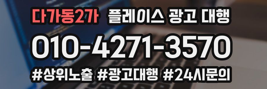 다가동2가 플레이스 광고 대행