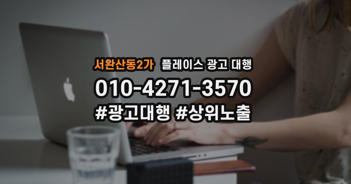 서완산동2가 플레이스 광고 대행