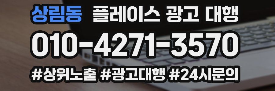 상림동 플레이스 광고 대행