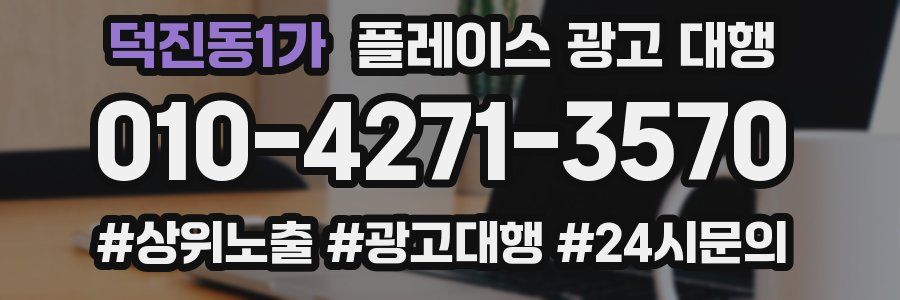 덕진동1가 플레이스 광고 대행