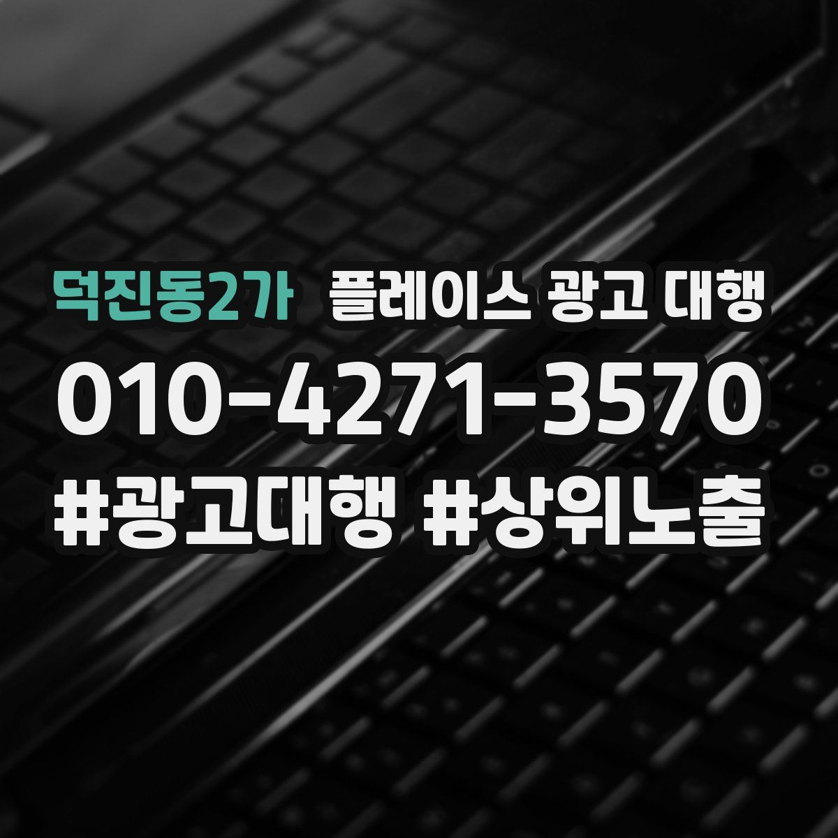 덕진동2가 플레이스 광고 대행