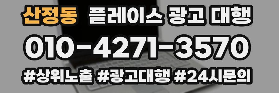 산정동 플레이스 광고 대행
