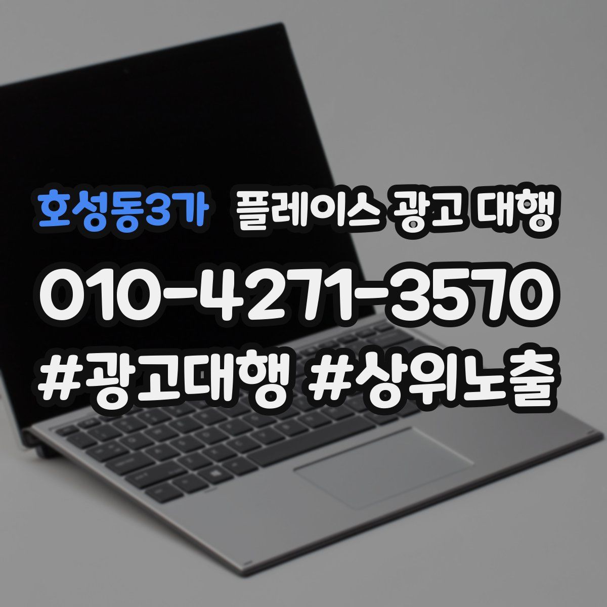 호성동3가 플레이스 광고 대행