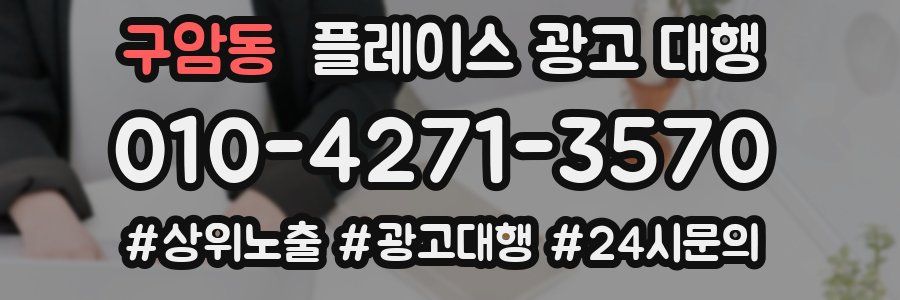구암동 플레이스 광고 대행