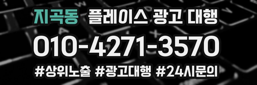지곡동 플레이스 광고 대행