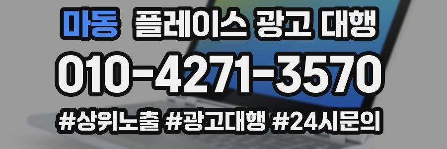 마동 플레이스 광고 대행