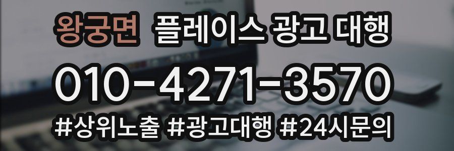 왕궁면 플레이스 광고 대행