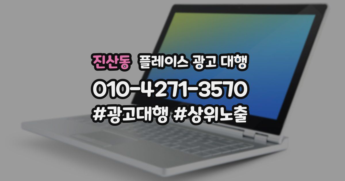 진산동 플레이스 광고 대행