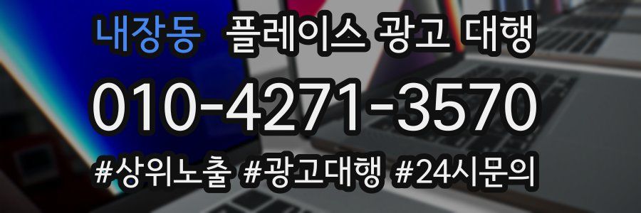 내장동 플레이스 광고 대행