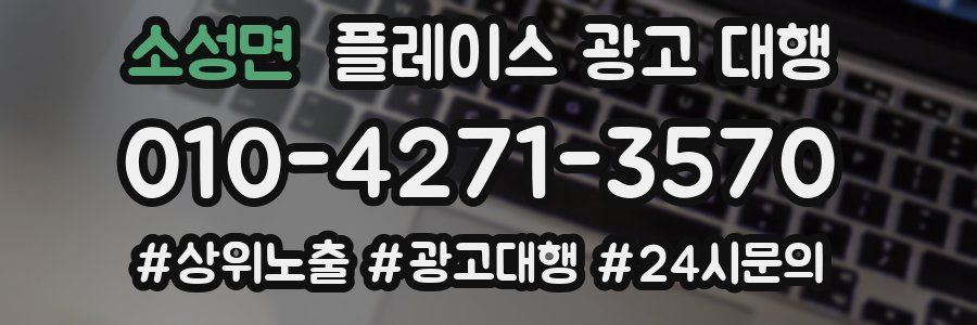 소성면 플레이스 광고 대행