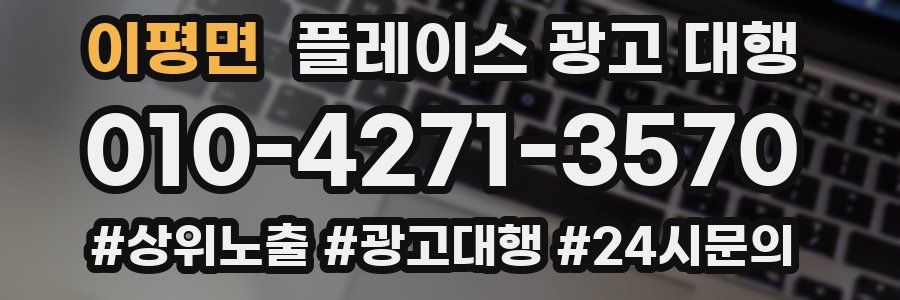 이평면 플레이스 광고 대행