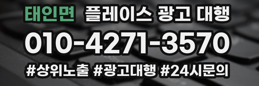 태인면 플레이스 광고 대행