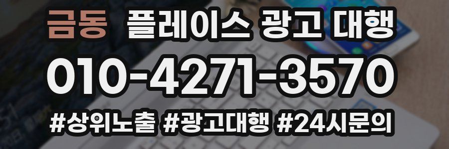 금동 플레이스 광고 대행